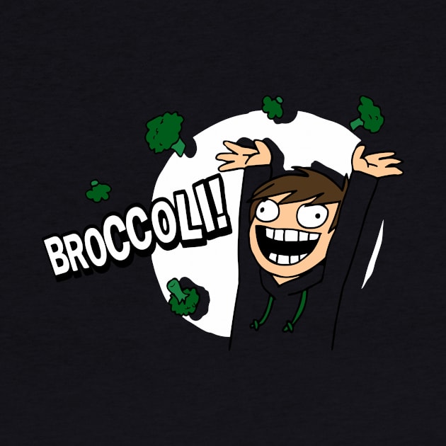 eddsworld -broccoli tee size extra large by Tracy Daum